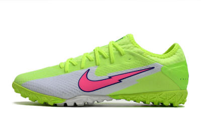Nike Mercurial Vapor 13 Pro TF Artificial Turf Soccer Shoes - Yellow/White/Pink