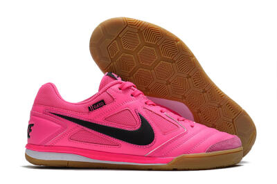 Supreme x Nike SB Gato IC Indoor & Futsal Soccer Shoes - Pink/Black/White