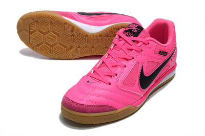 Supreme x Nike SB Gato IC Indoor & Futsal Soccer Shoes - Pink/Black/White