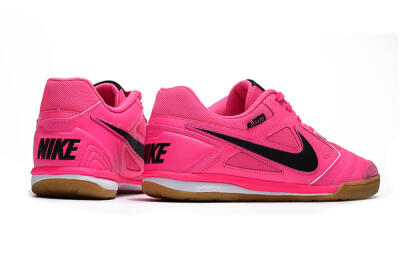 Supreme x Nike SB Gato IC Indoor & Futsal Soccer Shoes - Pink/Black/White