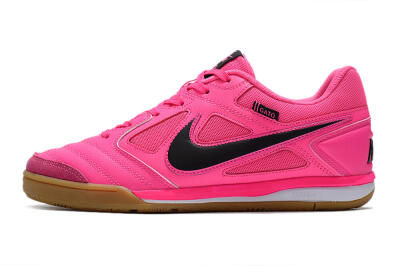 Supreme x Nike SB Gato IC Indoor & Futsal Soccer Shoes - Pink/Black/White