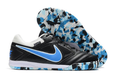 Supreme x Nike SB Gato IC Indoor & Futsal Soccer Shoes - Black/Blue/White