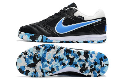 Supreme x Nike SB Gato IC Indoor & Futsal Soccer Shoes - Black/Blue/White