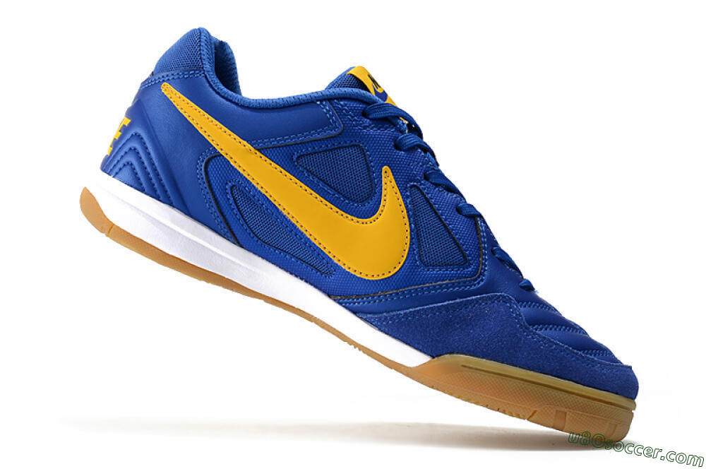 Supreme x Nike SB Gato IC Indoor & Futsal Soccer Shoes - Blue/Yellow/White 4