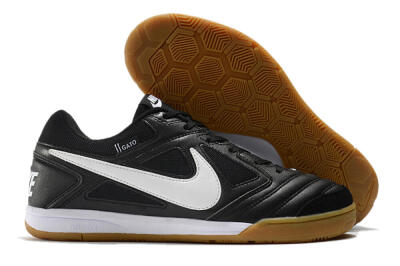 Supreme x Nike SB Gato IC Indoor & Futsal Soccer Shoes - Black/White/Brown
