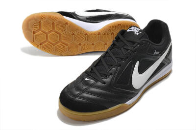Supreme x Nike SB Gato IC Indoor & Futsal Soccer Shoes - Black/White/Brown