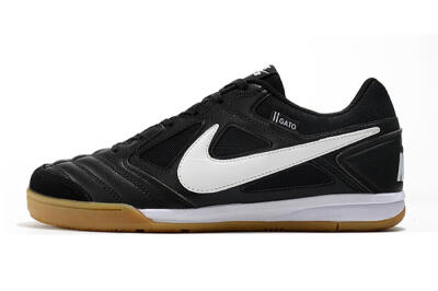 Supreme x Nike SB Gato IC Indoor & Futsal Soccer Shoes - Black/White/Brown