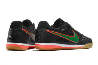 Supreme x Nike SB Gato IC Indoor & Futsal Soccer Shoes - Black/Red/Green