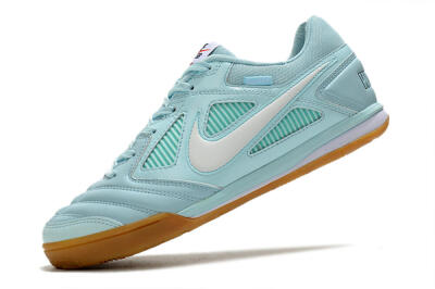 Supreme x Nike SB Gato IC Indoor & Futsal Soccer Shoes - Jade/White/Brown