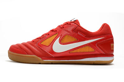 Supreme x Nike SB Gato IC Indoor & Futsal Soccer Shoes - Red/White/Yellow