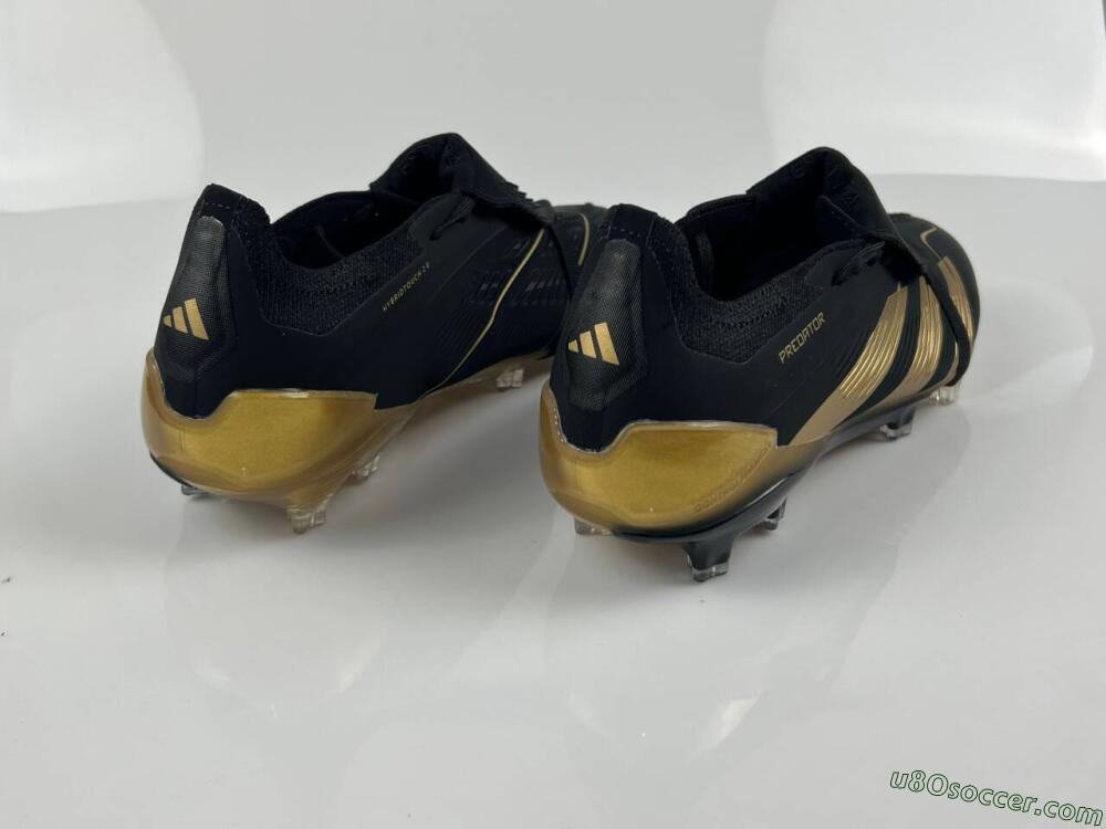 Adidas Predator Elite Tongue FG Firm Ground Soccer Cleats - Black/Gold