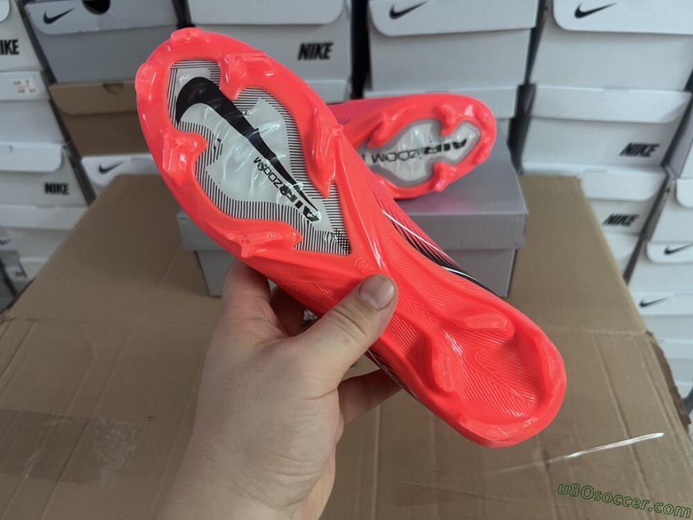 Nike Air Zoom Mercurial Superfly 10 Elite FG Firm Ground Soccer Cleats - Red/Black/White
