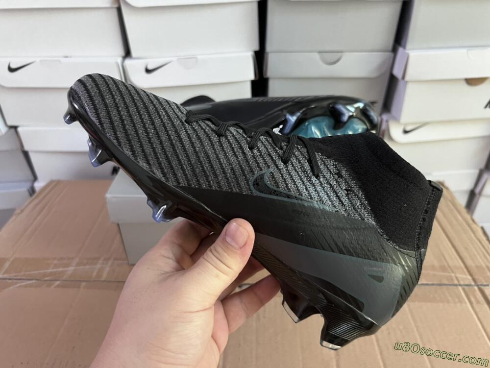 Nike Air Zoom Mercurial Superfly 10 Elite FG Firm Ground Soccer Cleats - Black/Jade/Blue