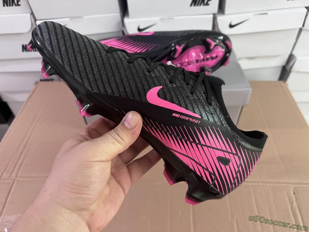 Nike Air Zoom Mercurial Vapor 16 Elite FG Firm Ground Soccer Cleats - Black/Pink