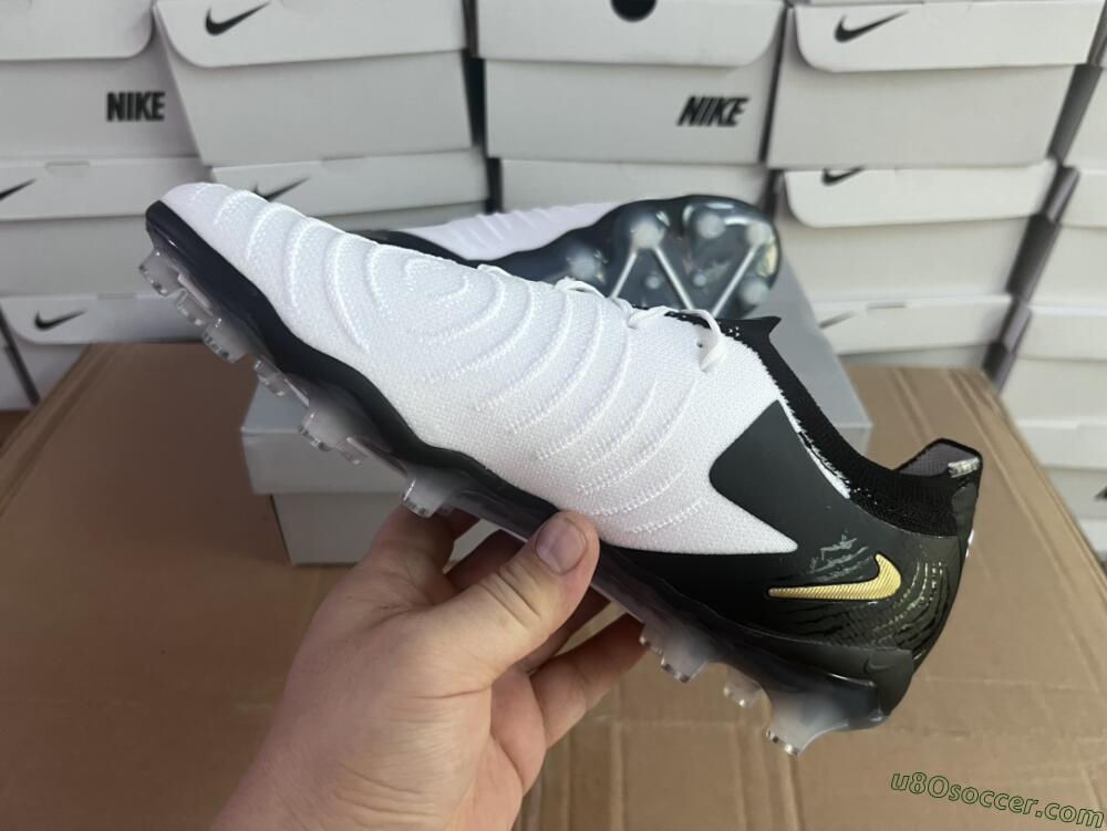 Nike Phantom Luna Elite AG Artificial Grass Soccer Cleats - White/Black/Gold