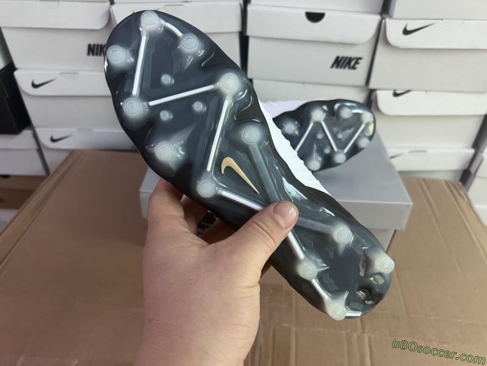 Nike Phantom Luna Elite AG Artificial Grass Soccer Cleats - White/Black/Gold