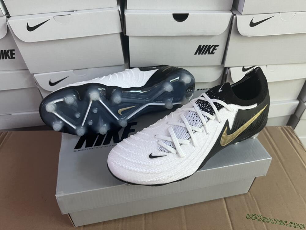 Nike Phantom Luna Elite AG Artificial Grass Soccer Cleats - White/Black/Gold