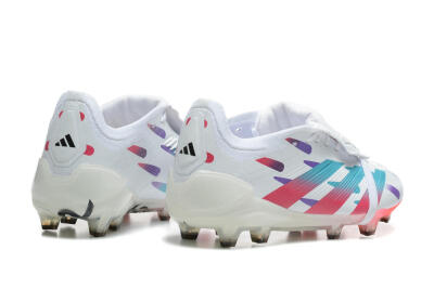Adidas Predator Elite Foldover Tongue FG Firm Ground Soccer Cleats - White/Blue/Purple/Red