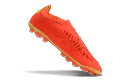 Adidas Predator 24 Elite AG Artificial Grass Soccer Cleats - Red/Silver/Yellow