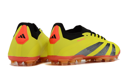 Adidas Predator 24 Elite AG Artificial Grass Soccer Cleats - Yellow/Silver/Red