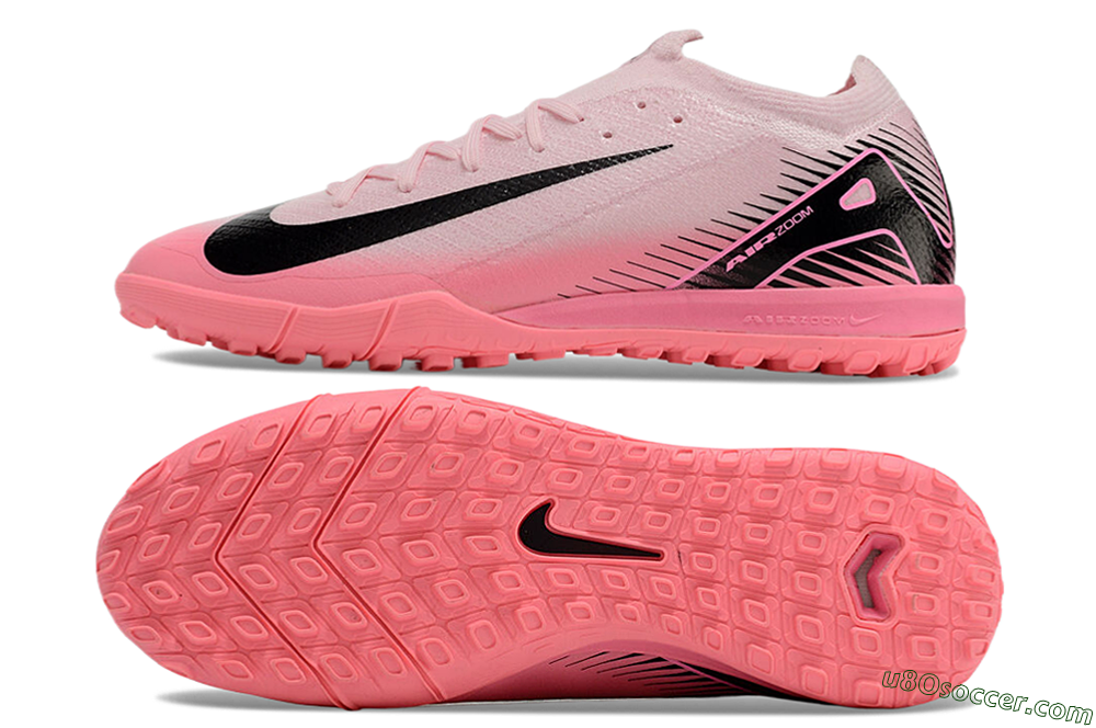Nike Air Zoom Mercurial Vapor 16 Elite TF Artificial Turf Soccer Shoes - Pink/White 0