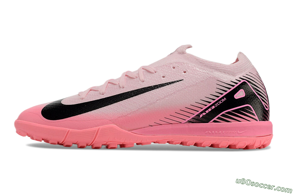 Nike Air Zoom Mercurial Vapor 16 Elite TF Artificial Turf Soccer Shoes - Pink/White 2