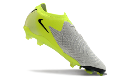 Nike Phantom GX Elite FG Firm Ground Soccer Cleats - Grey/Yellow/Black
