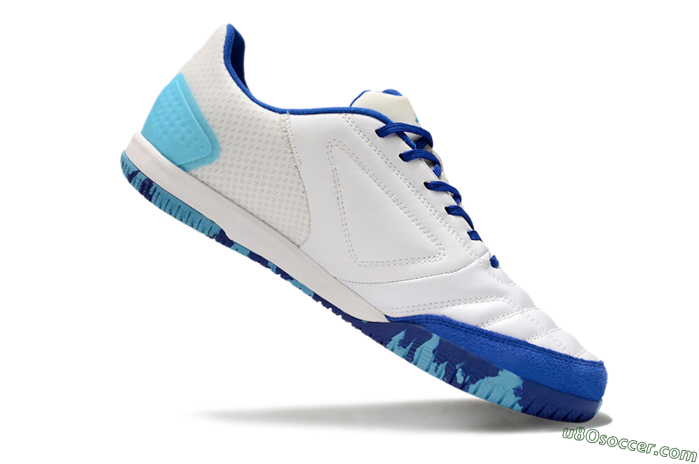 Adidas Top Sala Competition IC Indoor & Futsal Soccer Shoes - White/Blue/Beige 4