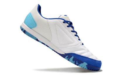 Adidas Top Sala Competition IC Indoor & Futsal Soccer Shoes - White/Blue/Beige