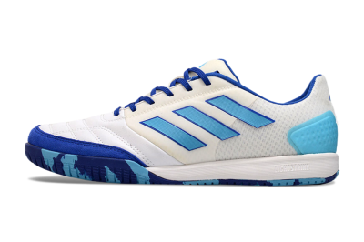 Adidas Top Sala Competition IC Indoor & Futsal Soccer Shoes - White/Blue/Beige