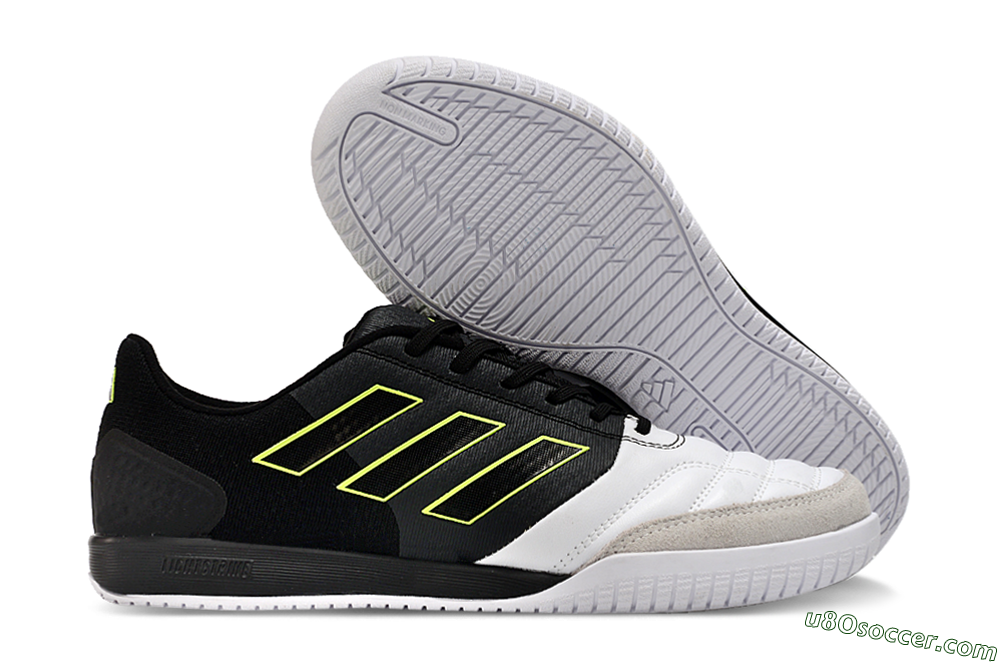 Adidas Top Sala Competition IC Indoor & Futsal Soccer Shoes - White/Black/Yellow 1