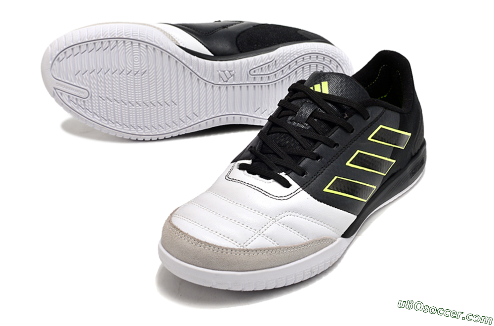 Adidas Top Sala Competition IC Indoor & Futsal Soccer Shoes - White/Black/Yellow 3