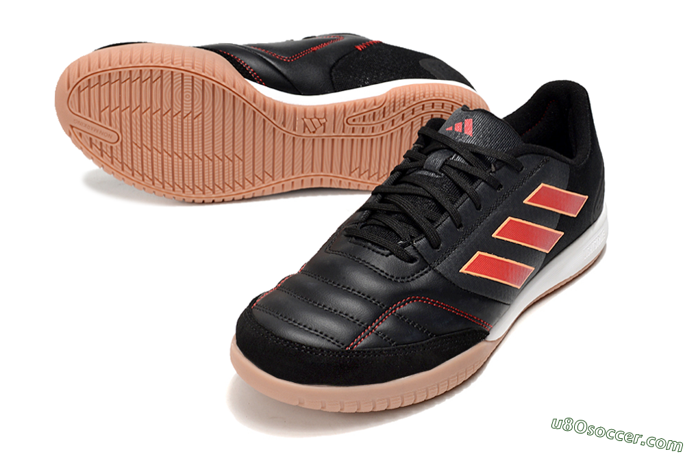 Adidas Top Sala Competition IC Indoor & Futsal Soccer Shoes - Black/Red/White 3