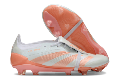 Adidas Predator Elite Foldover Tongue FG Firm Ground Soccer Cleats - Beige/white/Orange
