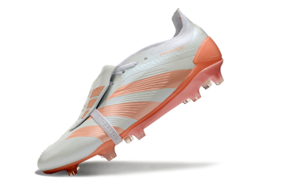 Adidas Predator Elite Foldover Tongue FG Firm Ground Soccer Cleats - Beige/white/Orange