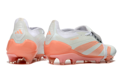 Adidas Predator Elite Foldover Tongue FG Firm Ground Soccer Cleats - Beige/white/Orange