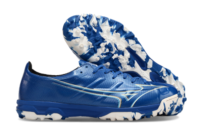 Mizuno Monarcida Alpha TF Artificial Turf Soccer Shoes - Blue/White/Yellow