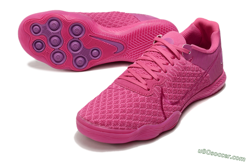 Nike React Gato IC Indoor & Futsal Soccer Shoes - Pink/Purple 3