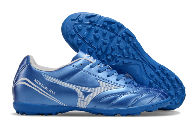 Mizuno Monarcida Neo TF Artificial Turf Soccer Shoes - Blue/White