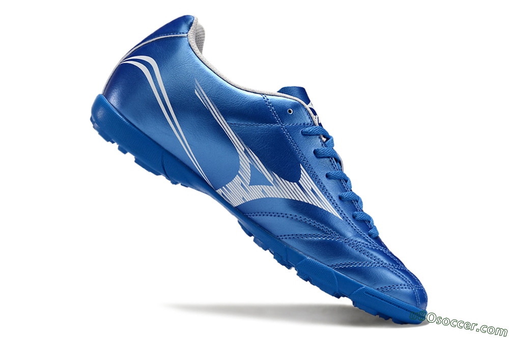 Mizuno Monarcida Neo TF Artificial Turf Soccer Shoes - Blue/White 4
