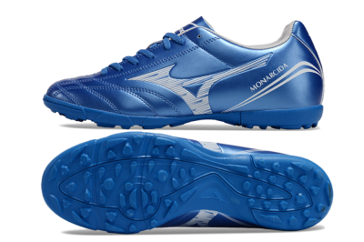 Mizuno Monarcida Neo TF Artificial Turf Soccer Shoes - Blue/White