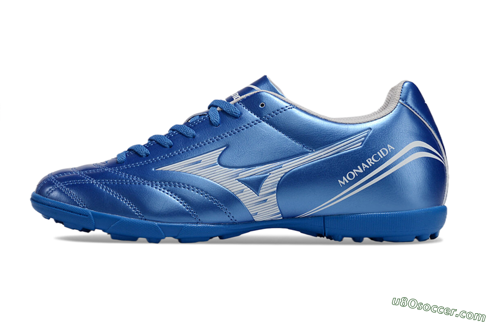 Mizuno Monarcida Neo TF Artificial Turf Soccer Shoes - Blue/White 2
