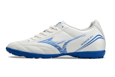 Mizuno Monarcida Neo TF Artificial Turf Soccer Shoes - White/Blue