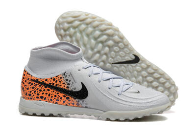 Nike Phantom Luna Elite TF Artificial Turf Soccer Shoes - Grey/Black/Leopard