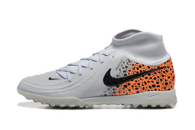 Nike Phantom Luna Elite TF Artificial Turf Soccer Shoes - Grey/Black/Leopard