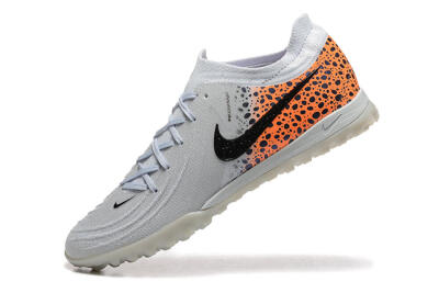 Nike Phantom GX 2 Elite TF Artificial Turf Soccer Shoes - Grey/Black/Leopard