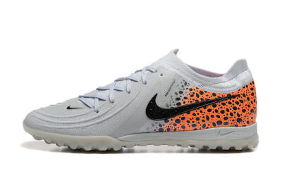 Nike Phantom GX 2 Elite TF Artificial Turf Soccer Shoes - Grey/Black/Leopard