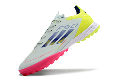 Adidas F50 Pro TF Artificial Turf Soccer Shoes - Almost Blue/Semi Lucid Blue/Semi Solar Yellow