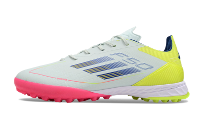 Adidas F50 Pro TF Artificial Turf Soccer Shoes - Almost Blue/Semi Lucid Blue/Semi Solar Yellow