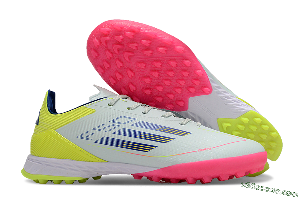 Adidas F50 Pro TF Artificial Turf Soccer Shoes - Almost Blue/Semi Lucid Blue/Semi Solar Yellow 1